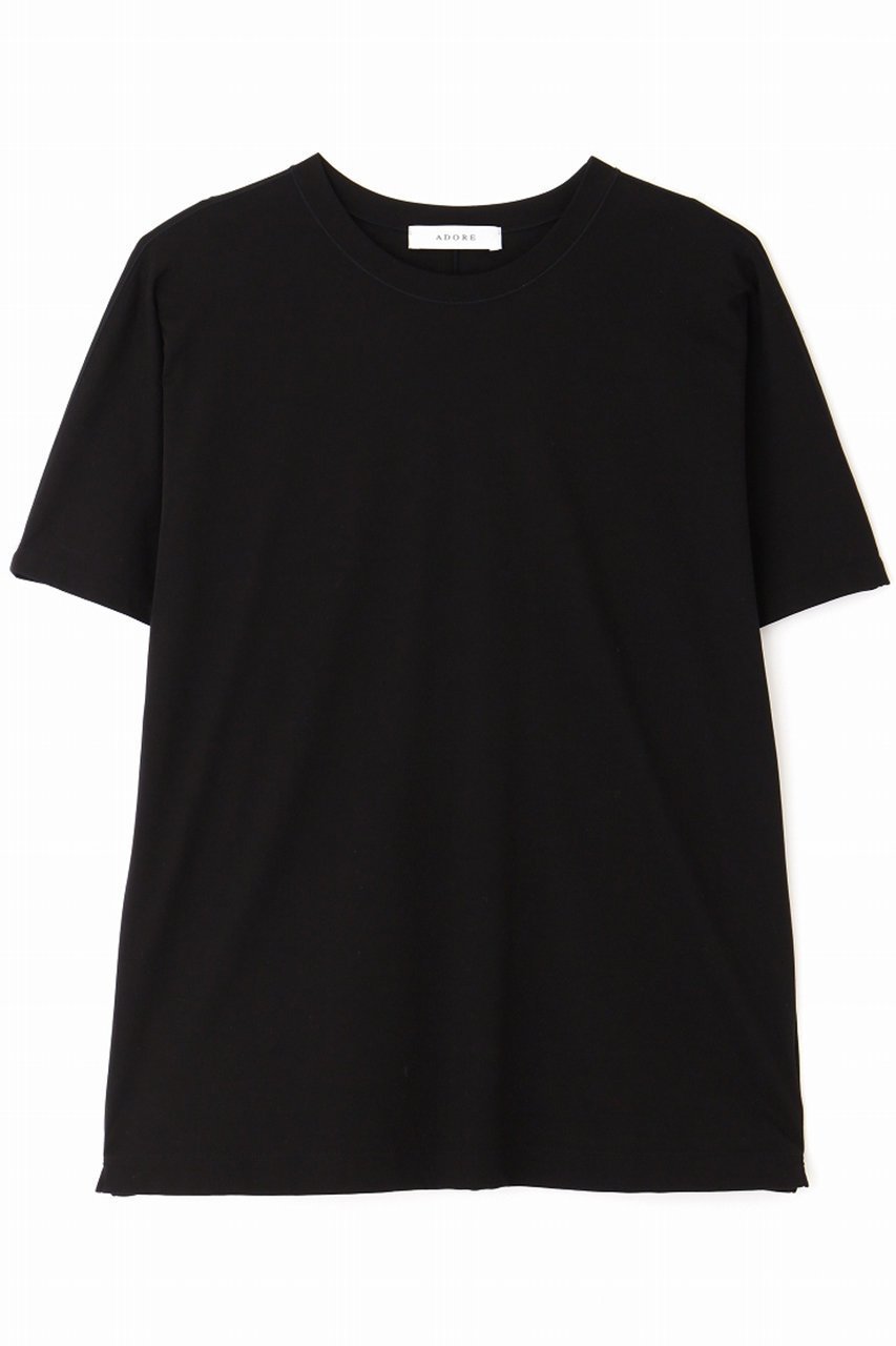 【アドーア/ADORE】のクリアハイゲージカットソー 人気、トレンドファッション・服の通販 founy(ファニー) 　ファッション　Fashion　レディースファッション　Fashion for Women　トップス・カットソー　Cut & Sew Tops　シャツ・ブラウス・オフィスカジュアル　Elegant Blouses & Button-Ups　ロングTシャツ・Tシャツ　Longline T-Shirts & Tees　カットソー・ベーシックTシャツ　Cut-and-Sewn Tops / Stretch Tees & Basics　コンパクト　Compact, Small Size　ショート　Short, Short Length　スリーブ　Sleeve, Long Sleeve / Short Sleeve　フラット　Flat, Flat Shoes　 other-1|ID: prp329100003190637 ipo3291000000034336058