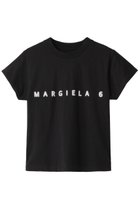 【エムエム6 メゾン マルタン マルジェラ/MM6 Maison Martin Margiela】のロゴTシャツ ブラック|ID:prp329100003190664