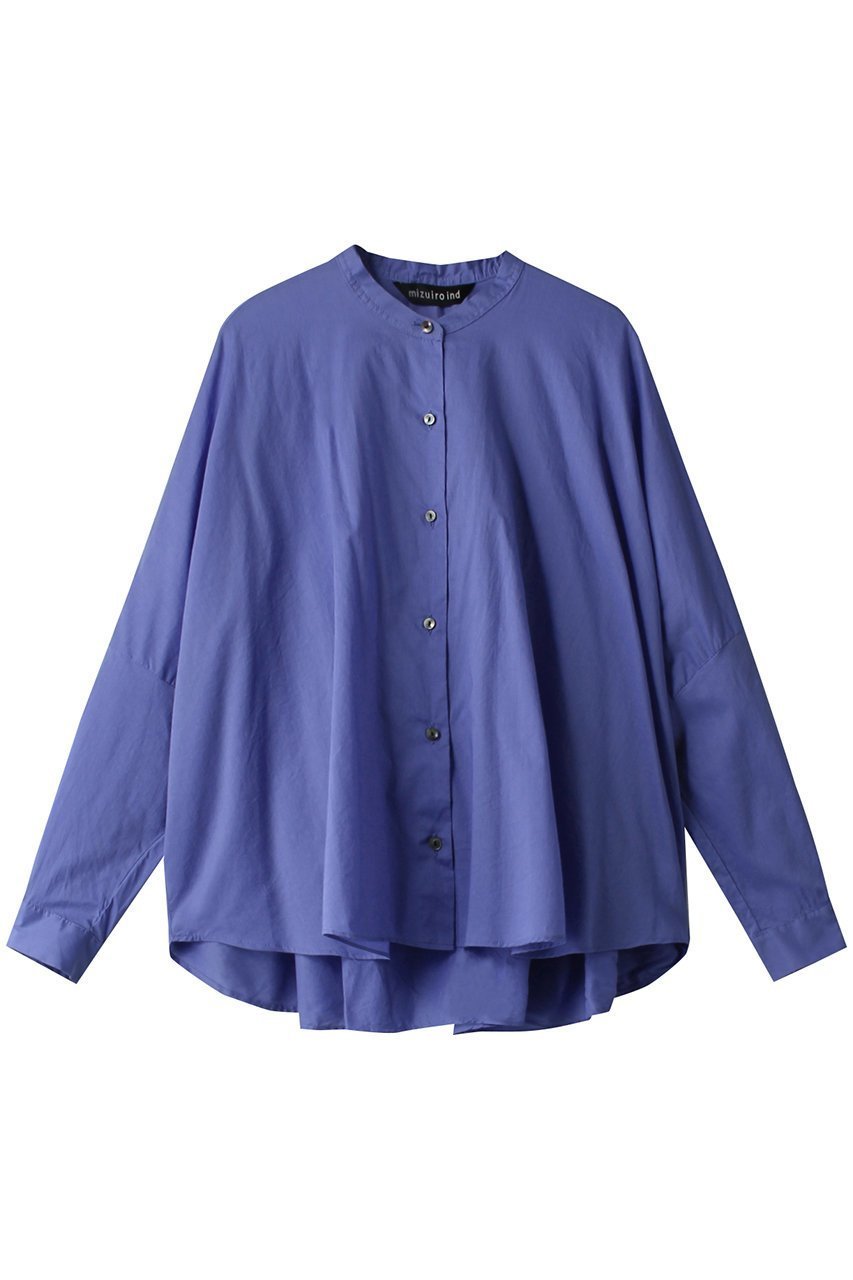 【ミズイロ インド/mizuiro ind】のバックギャザーワイドシャツ インテリア・キッズ・メンズ・レディースファッション・服の通販 founy(ファニー) ファッション Fashion レディースファッション Fashion for Women トップス・カットソー Cut & Sew Tops シャツ・ブラウス・オフィスカジュアル Elegant Blouses & Button-Ups バッグ Bags ギャザー Gathered, Ruffled シアー Sheer, See-Through スリーブ Sleeve, Long Sleeve / Short Sleeve ポンチョ Poncho, Cape Style ロング Long, Long-Length ブルー|ID: prp329100003190711 ipo3291000000032938331