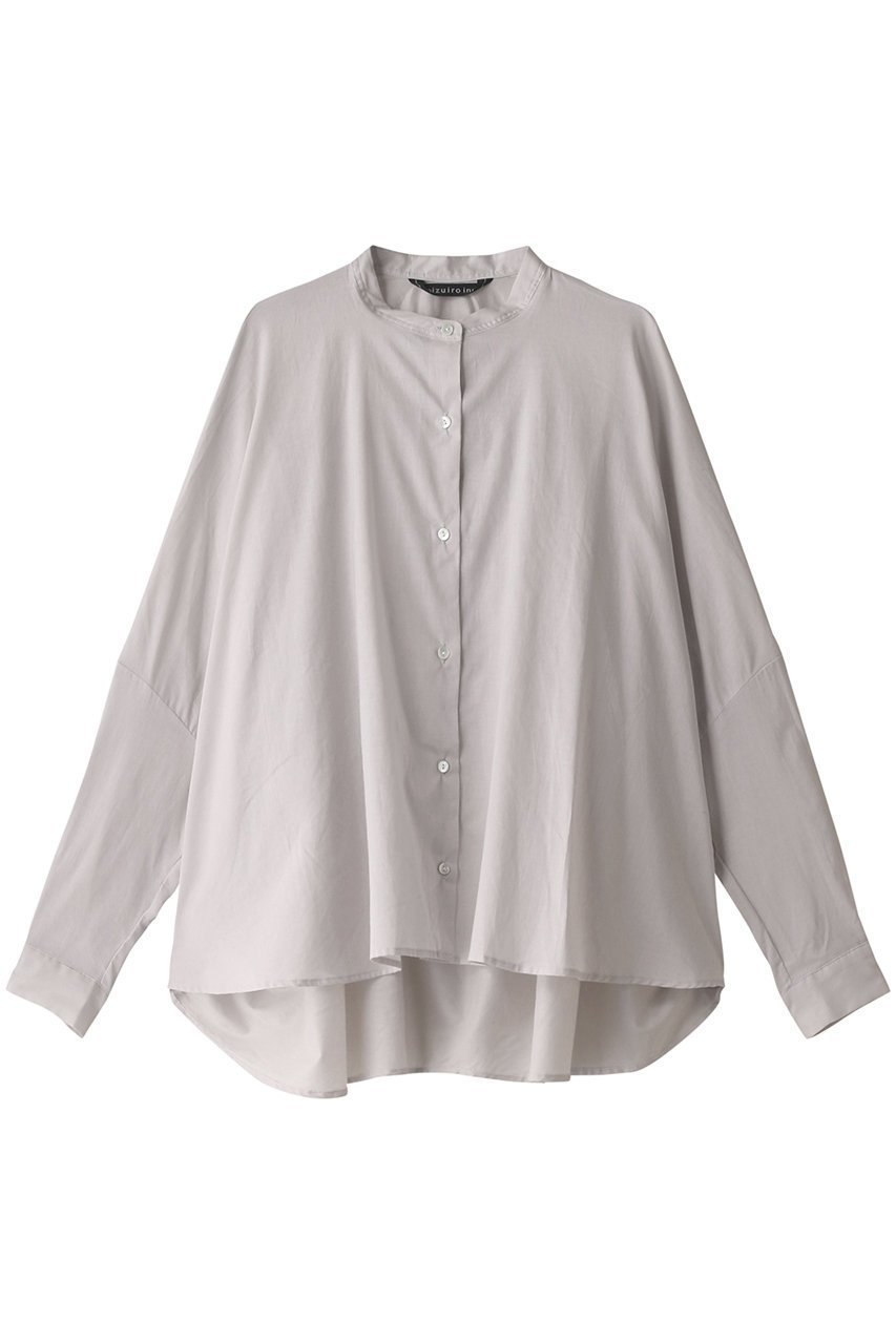 【ミズイロ インド/mizuiro ind】のバックギャザーワイドシャツ インテリア・キッズ・メンズ・レディースファッション・服の通販 founy(ファニー) ファッション Fashion レディースファッション Fashion for Women トップス・カットソー Cut & Sew Tops シャツ・ブラウス・オフィスカジュアル Elegant Blouses & Button-Ups バッグ Bags ギャザー Gathered, Ruffled シアー Sheer, See-Through スリーブ Sleeve, Long Sleeve / Short Sleeve ポンチョ Poncho, Cape Style ロング Long, Long-Length ライトグレー|ID: prp329100003190711 ipo3291000000032938340