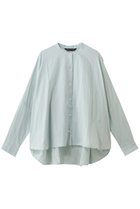 【ミズイロ インド/mizuiro ind】のバックギャザーワイドシャツ green|ID: prp329100003190711 ipo3291000000036401363