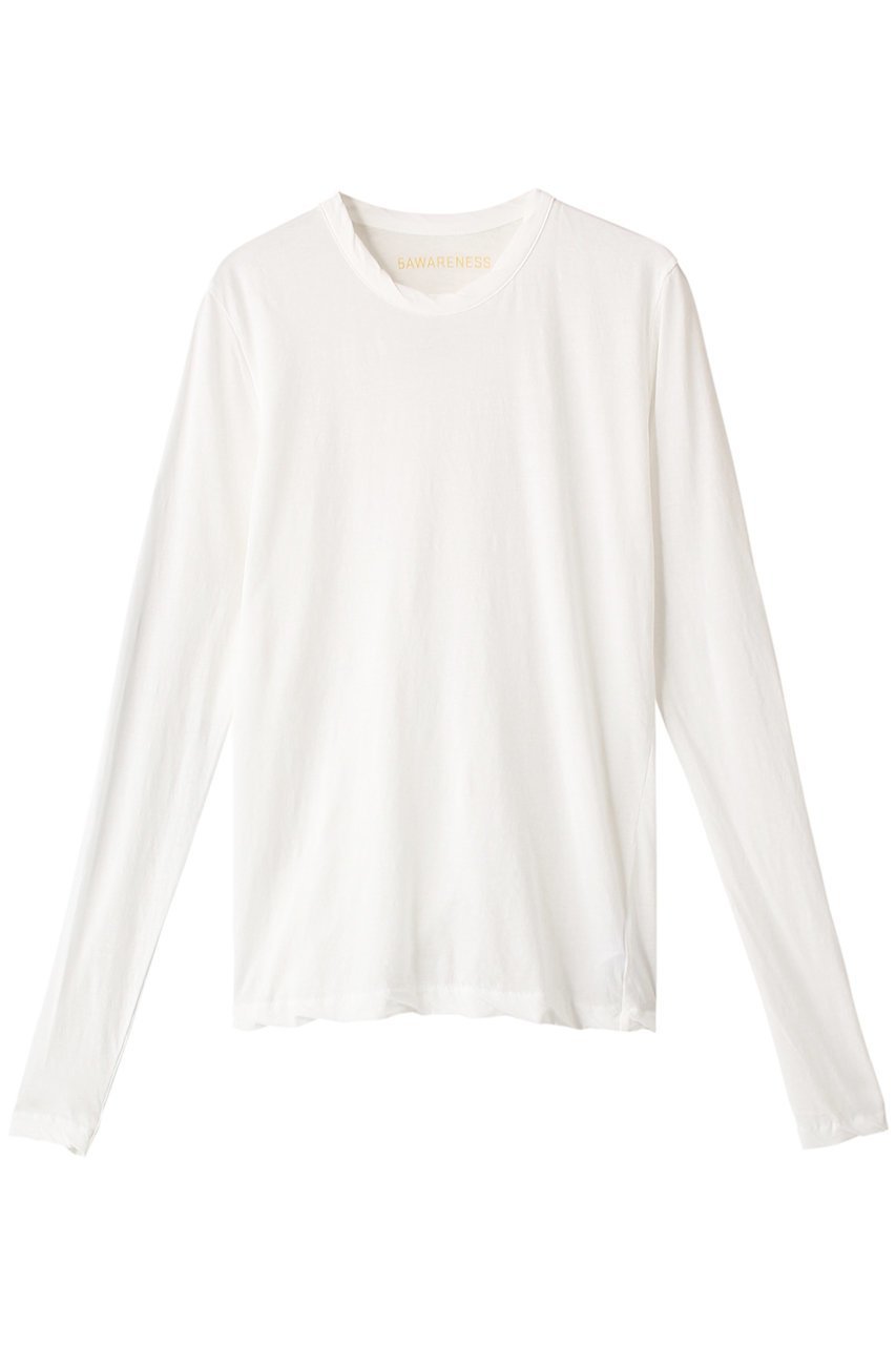 【カレンソロジー/Curensology】の5AWロングSLTシャツ 人気、トレンドファッション・服の通販 founy(ファニー) 　ファッション　Fashion　レディースファッション　Fashion for Women　トップス・カットソー　Cut & Sew Tops　シャツ・ブラウス・オフィスカジュアル　Elegant Blouses & Button-Ups　ロングTシャツ・Tシャツ　Longline T-Shirts & Tees　カットソー・ベーシックTシャツ　Cut-and-Sewn Tops / Stretch Tees & Basics　キャミソール　Camisole, Spaghetti Strap Top　シアー　Sheer, See-Through　シンプル　Simple, Minimal　スリーブ　Sleeve, Long Sleeve / Short Sleeve　トレンド　Trend, Trending Now　ロング　Long, Long-Length　再入荷　Restock / Back in Stock　長袖　Long Sleeve, Full Sleeve　 other-1|ID: prp329100003202272 ipo3291000000036993710