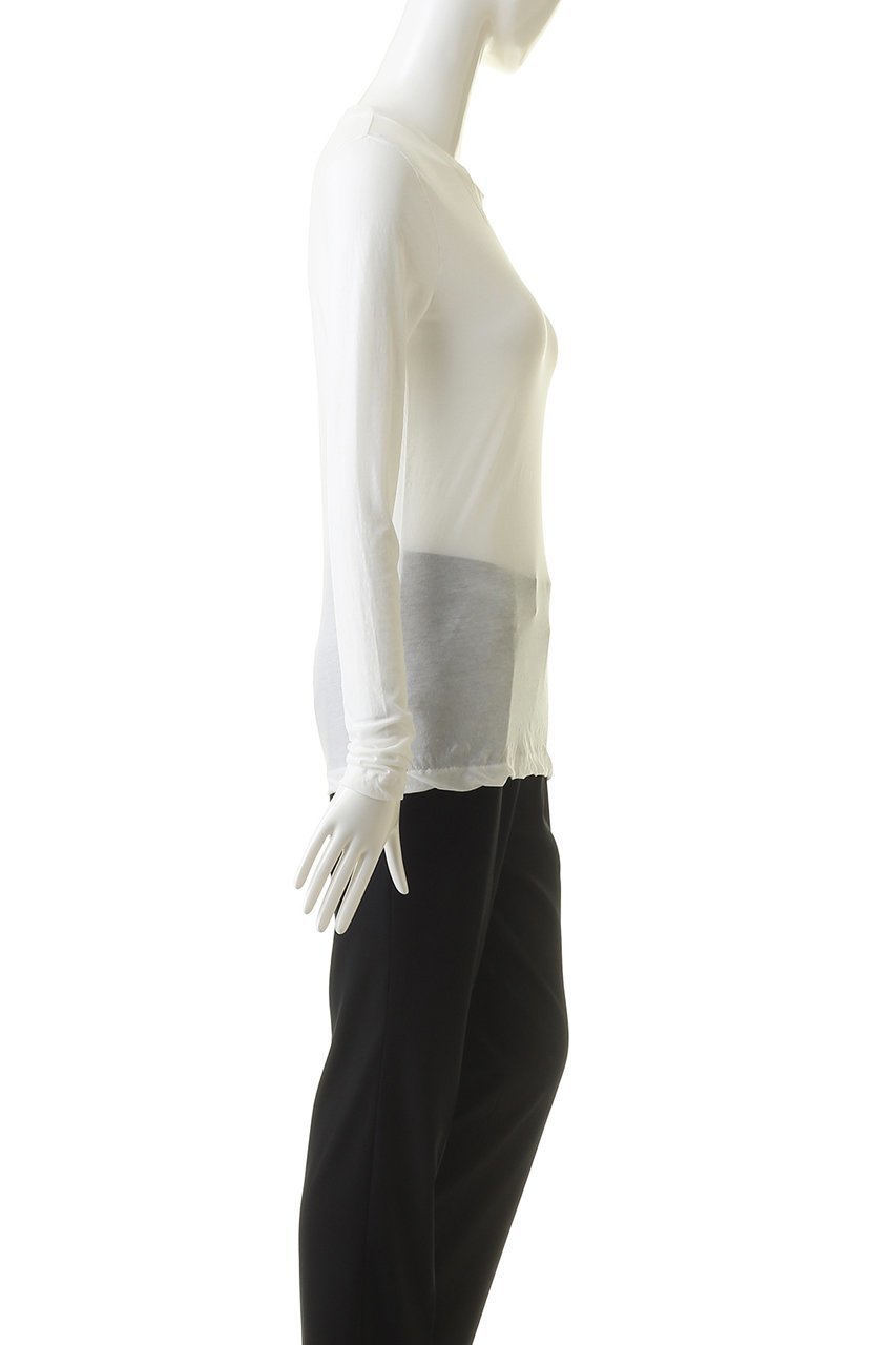 【カレンソロジー/Curensology】の5AWロングSLTシャツ 人気、トレンドファッション・服の通販 founy(ファニー) 　ファッション　Fashion　レディースファッション　Fashion for Women　トップス・カットソー　Cut & Sew Tops　シャツ・ブラウス・オフィスカジュアル　Elegant Blouses & Button-Ups　ロングTシャツ・Tシャツ　Longline T-Shirts & Tees　カットソー・ベーシックTシャツ　Cut-and-Sewn Tops / Stretch Tees & Basics　キャミソール　Camisole, Spaghetti Strap Top　シアー　Sheer, See-Through　シンプル　Simple, Minimal　スリーブ　Sleeve, Long Sleeve / Short Sleeve　トレンド　Trend, Trending Now　ロング　Long, Long-Length　再入荷　Restock / Back in Stock　長袖　Long Sleeve, Full Sleeve　other-3|ID: prp329100003202272 ipo3291000000036993717