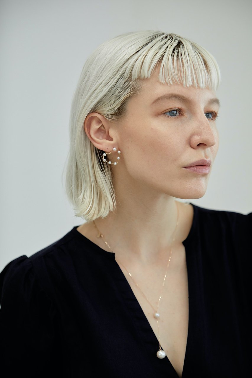 【ナチュラリジュエリ/NATURALI JEWELRY】のパールドットハートピアス 人気、トレンドファッション・服の通販 founy(ファニー) 　ファッション　Fashion　レディースファッション　Fashion for Women　ジュエリー　Jewelry　ファッションリング　Fashion Rings　イヤリング・フープ・ドロップタイプ　Hoop, Drop & Clip Earrings　イヤリング　Earrings　パーティ　Party, Party Style　パール　Pearl, Pearl Accent　フォルム　Silhouette, Form　フープ　Hoop, Hoop Earrings　other-2|ID: prp329100003202324 ipo3291000000035612342