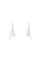 【ナチュラリジュエリ/NATURALI JEWELRY】のパールクレッシェンドピアス ホワイト|ID: prp329100003202325 ipo3291000000030802434