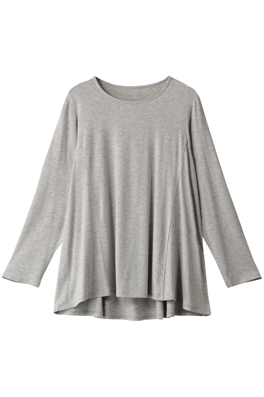 【キッドブルー/KID BLUE】の23レーヨンベア天トップ インテリア・キッズ・メンズ・レディースファッション・服の通販 founy(ファニー) 　ファッション　Fashion　レディースファッション　Fashion for Women　なめらか　Smooth, Silky Texture　シンプル　Simple, Minimal　ドレープ　Drape, Draping Fabric　パジャマ　Pajamas, Sleepwear　ボトム　Bottoms, Lower Wear　無地　Plain, Solid Color　グレー|ID: prp329100003208875 ipo3291000000032841776