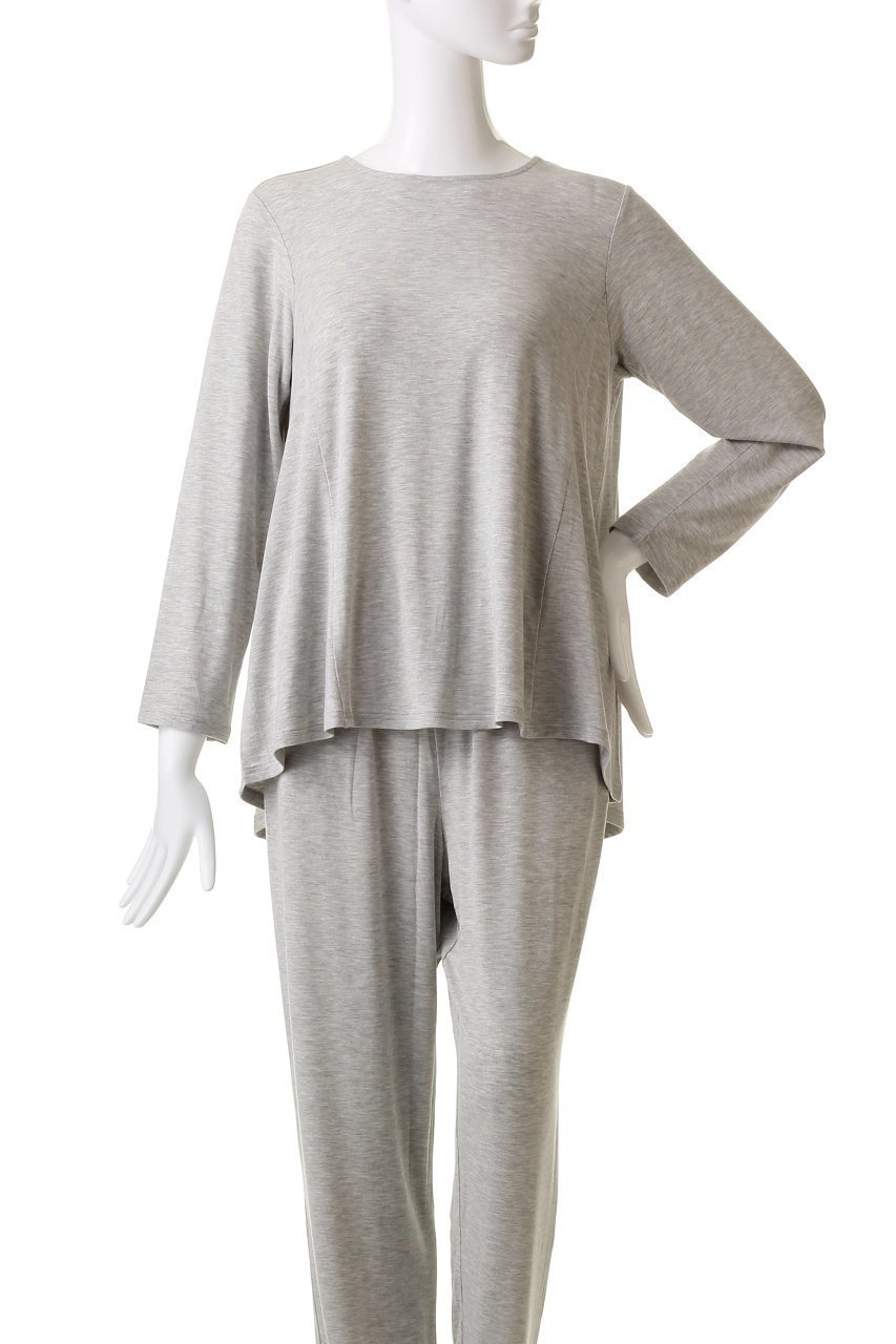 【キッドブルー/KID BLUE】の23レーヨンベア天トップ 人気、トレンドファッション・服の通販 founy(ファニー) 　ファッション　Fashion　レディースファッション　Fashion for Women　なめらか　Smooth, Silky Texture　シンプル　Simple, Minimal　ドレープ　Drape, Draping Fabric　パジャマ　Pajamas, Sleepwear　ボトム　Bottoms, Lower Wear　無地　Plain, Solid Color　other-2|ID: prp329100003208875 ipo3291000000032841784