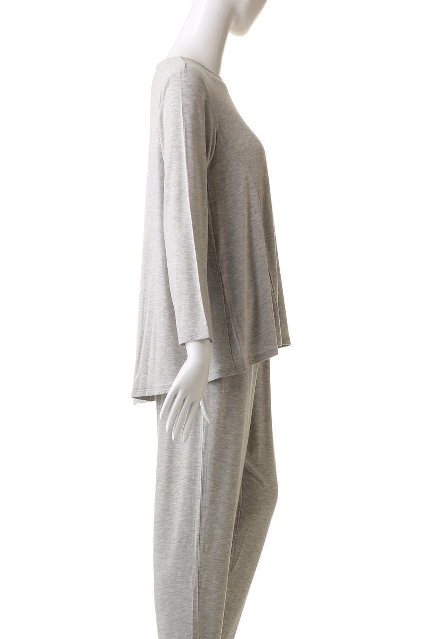 【キッドブルー/KID BLUE】の23レーヨンベア天トップ 人気、トレンドファッション・服の通販 founy(ファニー) 　ファッション　Fashion　レディースファッション　Fashion for Women　なめらか　Smooth, Silky Texture　シンプル　Simple, Minimal　ドレープ　Drape, Draping Fabric　パジャマ　Pajamas, Sleepwear　ボトム　Bottoms, Lower Wear　無地　Plain, Solid Color　other-3|ID: prp329100003208875 ipo3291000000032841788