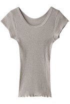 【ナナデコール/nanadecor】のナナリブショートスリーブ グレー|ID: prp329100003210198 ipo3291000000036109834