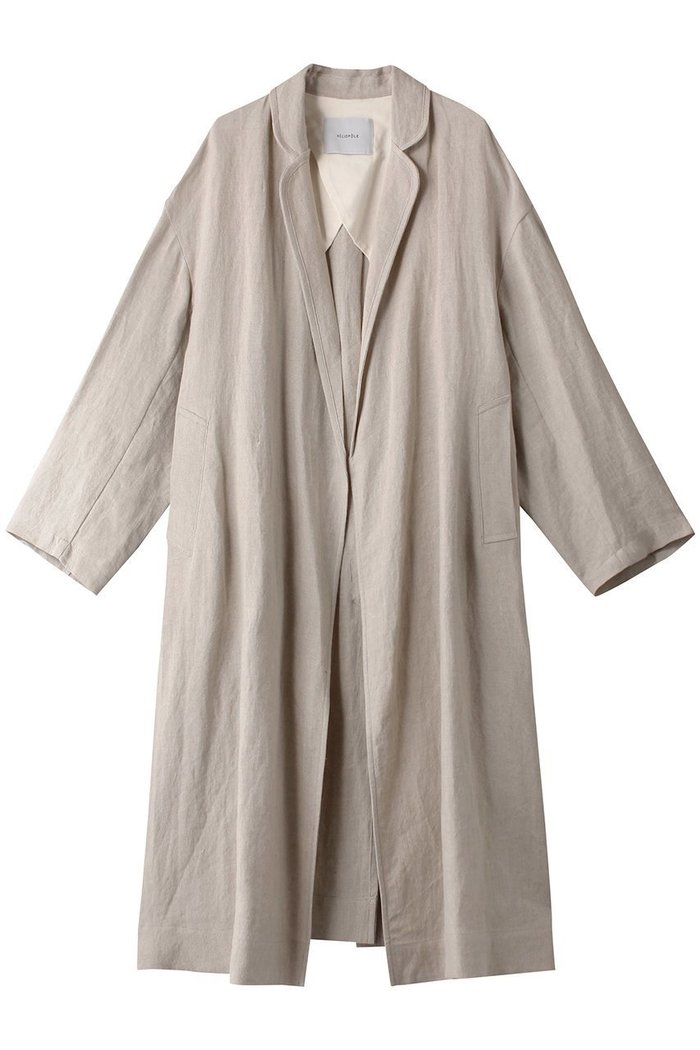 【エリオポール/heliopole】のDUNGAREES LINEN OVER COAT インテリア・キッズ・メンズ・レディースファッション・服の通販 founy(ファニー) https://founy.com/ ファッション Fashion レディースファッション Fashion for Women アウター Coat / Outerwear Collection コート・ロングコート・ピーコート Long Coats, Peacoats & More ガウン Gown, Robe フレンチ French, French Style ベーシック Basic, Essential リネン Linen, Linen Fabric ロング Long, Long-Length 羽織 Haori, Light Jacket |ID: prp329100003211924 ipo3291000000032919446