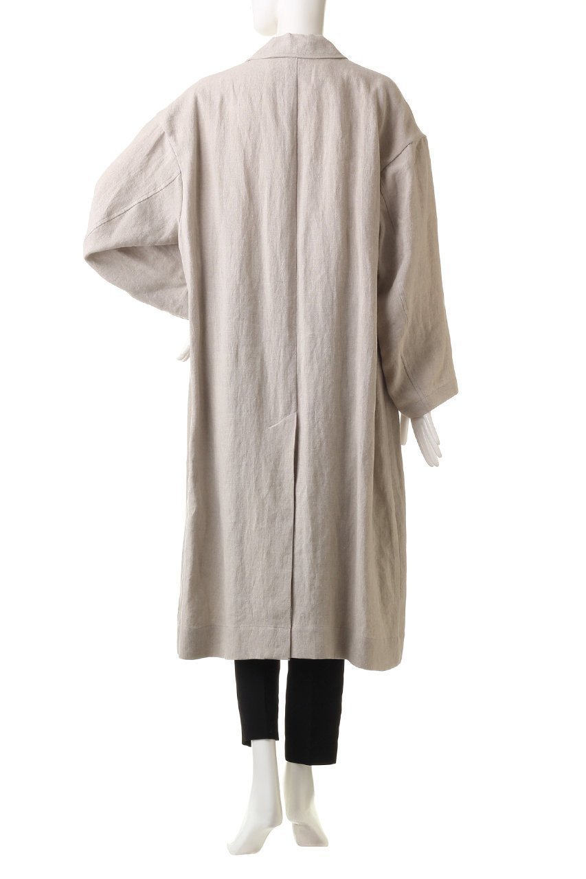 【エリオポール/heliopole】のDUNGAREES LINEN OVER COAT 人気、トレンドファッション・服の通販 founy(ファニー) 　ファッション　Fashion　レディースファッション　Fashion for Women　アウター　Coat / Outerwear Collection　コート・ロングコート・ピーコート　Long Coats, Peacoats & More　ガウン　Gown, Robe　フレンチ　French, French Style　ベーシック　Basic, Essential　リネン　Linen, Linen Fabric　ロング　Long, Long-Length　羽織　Haori, Light Jacket　other-4|ID: prp329100003211924 ipo3291000000032919496