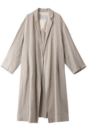 【エリオポール/heliopole】 DUNGAREES LINEN OVER COAT人気、トレンドファッション・服の通販 founy(ファニー) ファッション Fashion レディースファッション Fashion for Women アウター Coat / Outerwear Collection コート・ロングコート・ピーコート Long Coats, Peacoats & More ガウン Gown, Robe フレンチ French, French Style ベーシック Basic, Essential リネン Linen, Linen Fabric ロング Long, Long-Length 羽織 Haori, Light Jacket |ID:prp329100003211924