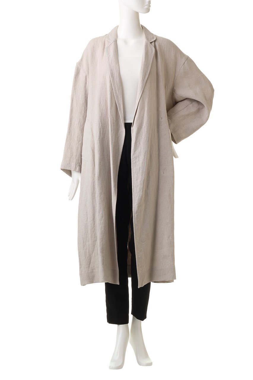 【エリオポール/heliopole】のDUNGAREES LINEN OVER COAT 人気、トレンドファッション・服の通販 founy(ファニー) ファッション Fashion レディースファッション Fashion for Women アウター Coat / Outerwear Collection コート・ロングコート・ピーコート Long Coats, Peacoats & More ガウン Gown, Robe フレンチ French, French Style ベーシック Basic, Essential リネン Linen, Linen Fabric ロング Long, Long-Length 羽織 Haori, Light Jacket other-2|ID: prp329100003211924 ipo3291000000036639461