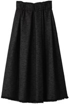 【ルシェル ブルー/LE CIEL BLEU】のBoucle Flare Skirt 人気、トレンドファッション・服の通販 founy(ファニー) ファッション Fashion レディースファッション WOMEN スカート Skirt ロングスカート Long Skirt オケージョン フリンジ フレア マキシ ロング thumbnail ブラック|ID: prp329100003212673 ipo3291000000024743042