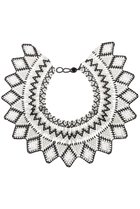 【エンラセ/enlace】のMonte Blancoビーズカラーネックレス ブラック/ホワイト|ID: prp329100003214503 ipo3291000000036109840