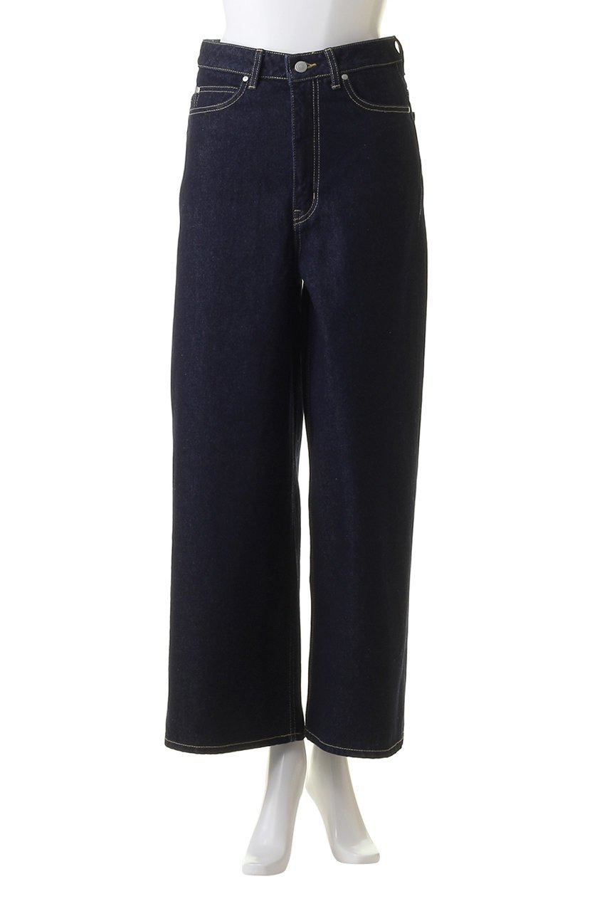 【ミディウミソリッド/MIDIUMISOLID】のhi-waist wide denim デニム 人気、トレンドファッション・服の通販 founy(ファニー) 　ファッション　Fashion　レディースファッション　WOMEN　パンツ　Pants　デニムパンツ　Denim Pants　おすすめ　Recommend　ストレッチ　Stretch　ダメージ　Damage　デニム　Denim　トレンド　Trend　ワイド　Wide　エレガント 上品　Elegant　定番　Standard　other-2|ID: prp329100003214505 ipo3291000000031420785