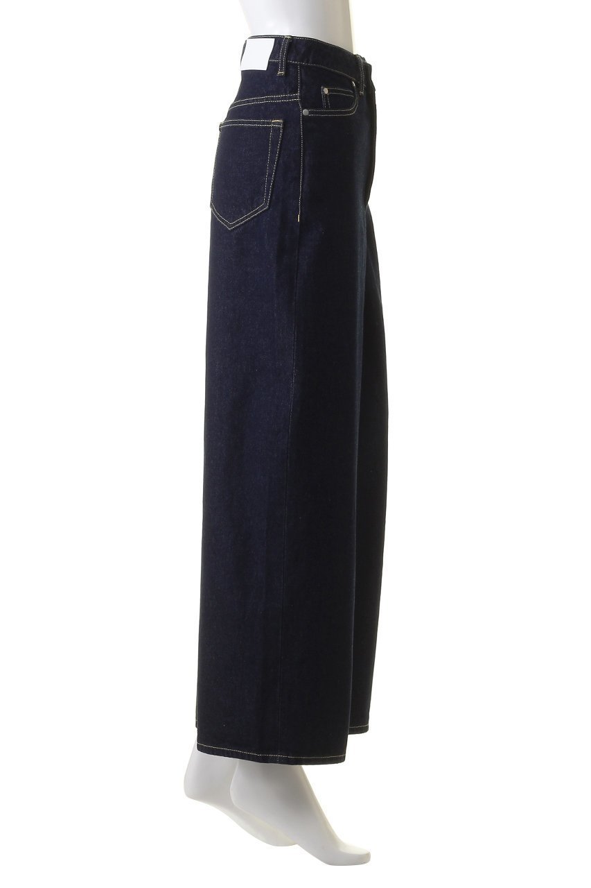 【ミディウミソリッド/MIDIUMISOLID】のhi-waist wide denim デニム 人気、トレンドファッション・服の通販 founy(ファニー) 　ファッション　Fashion　レディースファッション　WOMEN　パンツ　Pants　デニムパンツ　Denim Pants　おすすめ　Recommend　ストレッチ　Stretch　ダメージ　Damage　デニム　Denim　トレンド　Trend　ワイド　Wide　エレガント 上品　Elegant　定番　Standard　other-3|ID: prp329100003214505 ipo3291000000031420789
