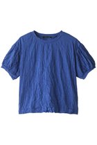 【ミズイロ インド/mizuiro ind】のwasher pleats puff slv T Tシャツ ブルー|ID:prp329100003214521