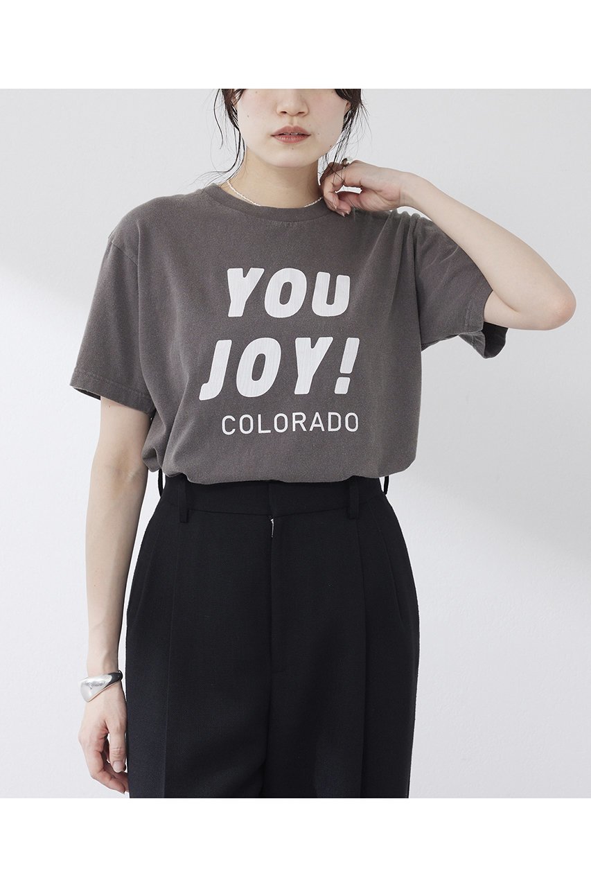 【ウィムガゼット/Whim Gazette】のロゴTシャツ インテリア・キッズ・メンズ・レディースファッション・服の通販 founy(ファニー) 　ファッション　Fashion　レディースファッション　Fashion for Women　トップス・カットソー　Cut & Sew Tops　シャツ・ブラウス・オフィスカジュアル　Elegant Blouses & Button-Ups　ロングTシャツ・Tシャツ　Longline T-Shirts & Tees　カットソー・ベーシックTシャツ　Cut-and-Sewn Tops / Stretch Tees & Basics　インナー　Innerwear　ヴィンテージ　Vintage Style　カットソー　Cut and Sewn Top　コンパクト　Compact, Small Size　ショート　Short, Short Length　ジャケット　Jacket, Outerwear　スリーブ　Sleeve, Long Sleeve / Short Sleeve　トレンド　Trend, Trending Now　プリント　Print, Printed Pattern　ベーシック　Basic, Essential　ボトム　Bottoms, Lower Wear　リアル　Real, Realistic　ロング　Long, Long-Length　チャコールグレー|ID: prp329100003214526 ipo3291000000032810628
