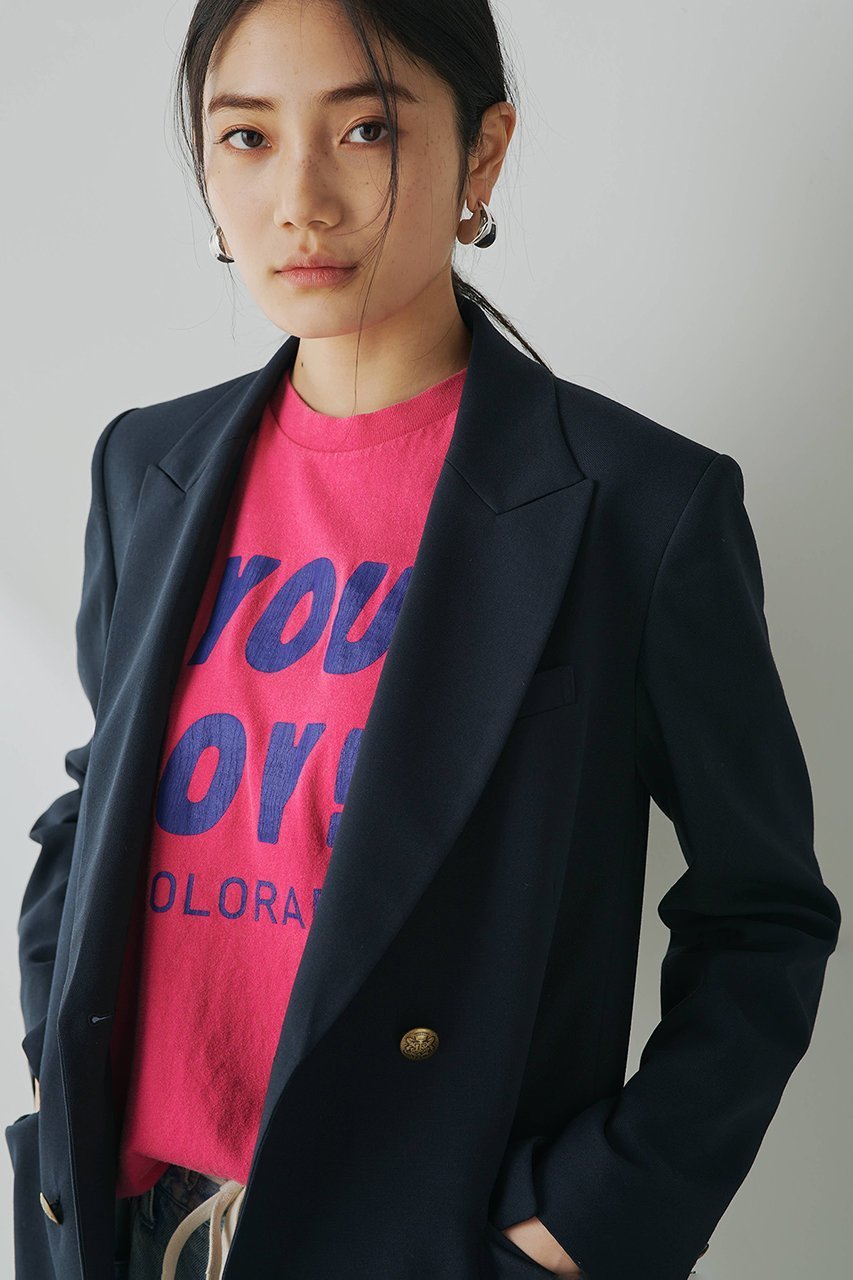 【ウィムガゼット/Whim Gazette】のロゴTシャツ インテリア・キッズ・メンズ・レディースファッション・服の通販 founy(ファニー) 　ファッション　Fashion　レディースファッション　Fashion for Women　トップス・カットソー　Cut & Sew Tops　シャツ・ブラウス・オフィスカジュアル　Elegant Blouses & Button-Ups　ロングTシャツ・Tシャツ　Longline T-Shirts & Tees　カットソー・ベーシックTシャツ　Cut-and-Sewn Tops / Stretch Tees & Basics　インナー　Innerwear　ヴィンテージ　Vintage Style　カットソー　Cut and Sewn Top　コンパクト　Compact, Small Size　ショート　Short, Short Length　ジャケット　Jacket, Outerwear　スリーブ　Sleeve, Long Sleeve / Short Sleeve　トレンド　Trend, Trending Now　プリント　Print, Printed Pattern　ベーシック　Basic, Essential　ボトム　Bottoms, Lower Wear　リアル　Real, Realistic　ロング　Long, Long-Length　ピンク|ID: prp329100003214526 ipo3291000000032810629
