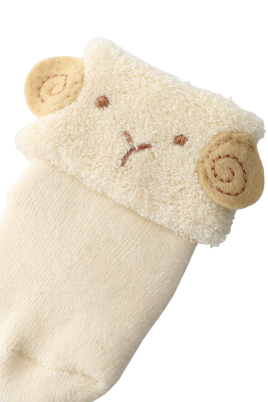 【プリスティン/PRISTINE / KIDS】の【KIDS】ひつじ刺繍パイルソックス 人気、トレンドファッション・服の通販 founy(ファニー) 　ファッション　Fashion　キッズファッション　Fashion for Kids　ギフト プレゼント　Gift / Present　シューズ　Shoes, Footwear　ソックス　Socks, Hosiery　モチーフ　Motif, Design Theme　人気　Popular, Best Seller　other-3|ID: prp329100003214553 ipo3291000000033665736