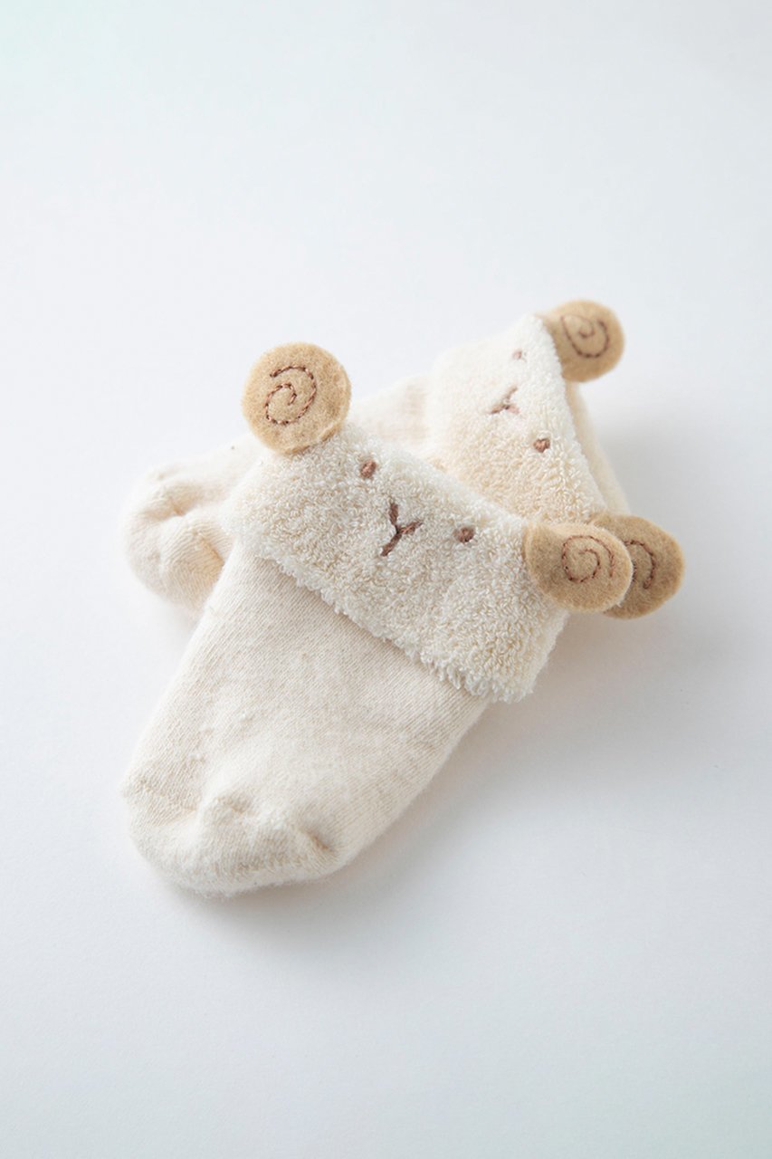 【プリスティン/PRISTINE / KIDS】の【KIDS】ひつじ刺繍パイルソックス 人気、トレンドファッション・服の通販 founy(ファニー) 　ファッション　Fashion　キッズファッション　Fashion for Kids　ギフト プレゼント　Gift / Present　シューズ　Shoes, Footwear　ソックス　Socks, Hosiery　モチーフ　Motif, Design Theme　人気　Popular, Best Seller　other-4|ID: prp329100003214553 ipo3291000000033665738