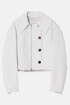 【ルシェル ブルー/LE CIEL BLEU】の【IRENE】Pigment Short Jacket ホワイト|ID:prp329100003214579