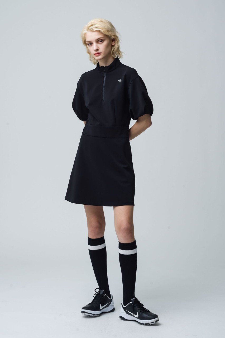 【オブシディアン/OBSIDIAN】のBALLOON SLEEVE ONE PIECE 人気、トレンドファッション・服の通販 founy(ファニー) 　ファッション　Fashion　レディースファッション　Fashion for Women　ワンピース　Dresses　スポーツウェア　Functional & Stylish Sportswear　スポーツ ワンピース　Athletic Dress / Tennis Dress　おすすめ　Recommended / Our Picks　ゴルフ　Golf　シェイプ　Shape, Slim Fit　スタイリッシュ　Stylish, Fashionable　スポーツ　Sports, Activewear　スリーブ　Sleeve, Long Sleeve / Short Sleeve　バルーン　Balloon, Balloon Silhouette　フェミニン　Feminine, Girly　other-7|ID: prp329100003214593 ipo3291000000035611344