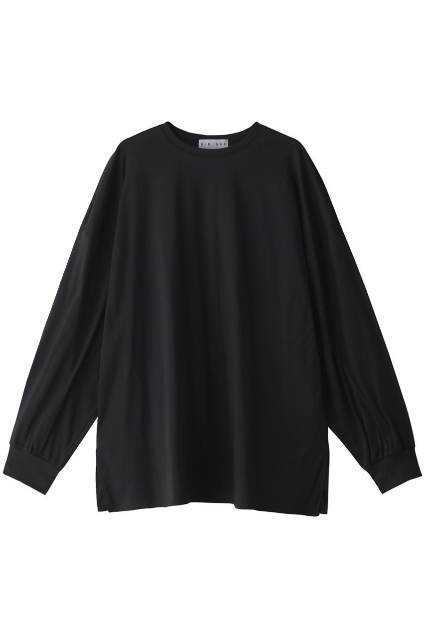 【リムアーク/RIM.ARK】のDolman cut tops/トップス インテリア・キッズ・メンズ・レディースファッション・服の通販 founy(ファニー) 　ファッション　Fashion　レディースファッション　WOMEN　トップス・カットソー　Tops/Tshirt　シャツ/ブラウス　Shirts/Blouses　ロング / Tシャツ　T-Shirts　カットソー　Cut and Sewn　シルケット　Mercerization　スリーブ　Sleeve　ドレープ　Drape　ボトム　Bottom　ロング　Long　人気　Popularity　チャコールグレー|ID: prp329100003217779 ipo3291000000032376886