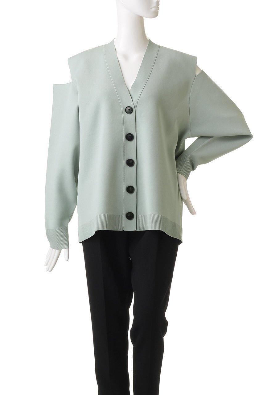 【リムアーク/RIM.ARK】のSleeve slit big size knit CD/カーディガン 人気、トレンドファッション・服の通販 founy(ファニー) 　ファッション　Fashion　レディースファッション　Fashion for Women　トップス・カットソー　Cut & Sew Tops　ニット　Knit Tops & Sweaters　カーディガン・羽織り　Layered Style Cardigans　インナー　Innerwear　カッティング　Cutting Detail　カーディガン　Cardigan, Knitwear　スリット　Slit, Slit Detail　other-2|ID: prp329100003217785 ipo3291000000032964715
