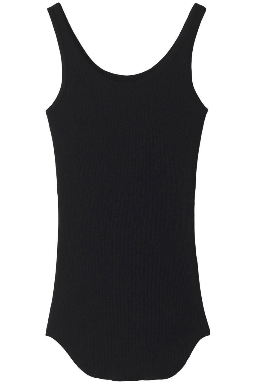 【プルミエ アロンディスモン/1er Arrondissement】のコットンリブタンクトップ インテリア・キッズ・メンズ・レディースファッション・服の通販 founy(ファニー) 　ファッション　Fashion　レディースファッション　Fashion for Women　トップス・カットソー　Cut & Sew Tops　キャミソール&ノースリーブ　Camisoles & Sleeveless Tops　シャツ・ブラウス・オフィスカジュアル　Elegant Blouses & Button-Ups　ロングTシャツ・Tシャツ　Longline T-Shirts & Tees　カットソー・ベーシックTシャツ　Cut-and-Sewn Tops / Stretch Tees & Basics　おすすめ　Recommended / Our Picks　キャミソール　Camisole, Spaghetti Strap Top　シンプル　Simple, Minimal　タンク　Tank Top, Sleeveless Top　フィット　Fit, Slim Fit　ベーシック　Basic, Essential　ブラック|ID: prp329100003220766 ipo3291000000036829608