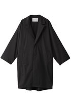 【ミディウミソリッド/MIDIUMISOLID】のtailored collar wide coat コート ブラック|ID:prp329100003224004