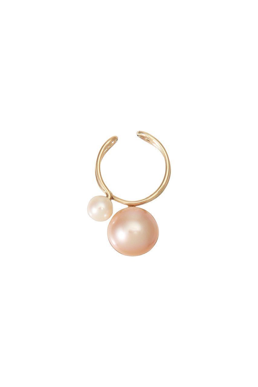 【ナチュラリジュエリ/NATURALI JEWELRY】のツインパールイヤーカフ(片耳用) インテリア・キッズ・メンズ・レディースファッション・服の通販 founy(ファニー) 　ファッション　Fashion　レディースファッション　WOMEN　ジュエリー　Jewelry　リング　Rings　イヤリング　Earrings　おすすめ　Recommend　イヤリング　Earrings　イヤーカフ　Ear Cuff　パーティ　Party　パール　Pearl　エレガント 上品　Elegant　片耳　One Ear　ピンク|ID: prp329100003224031 ipo3291000000030802516