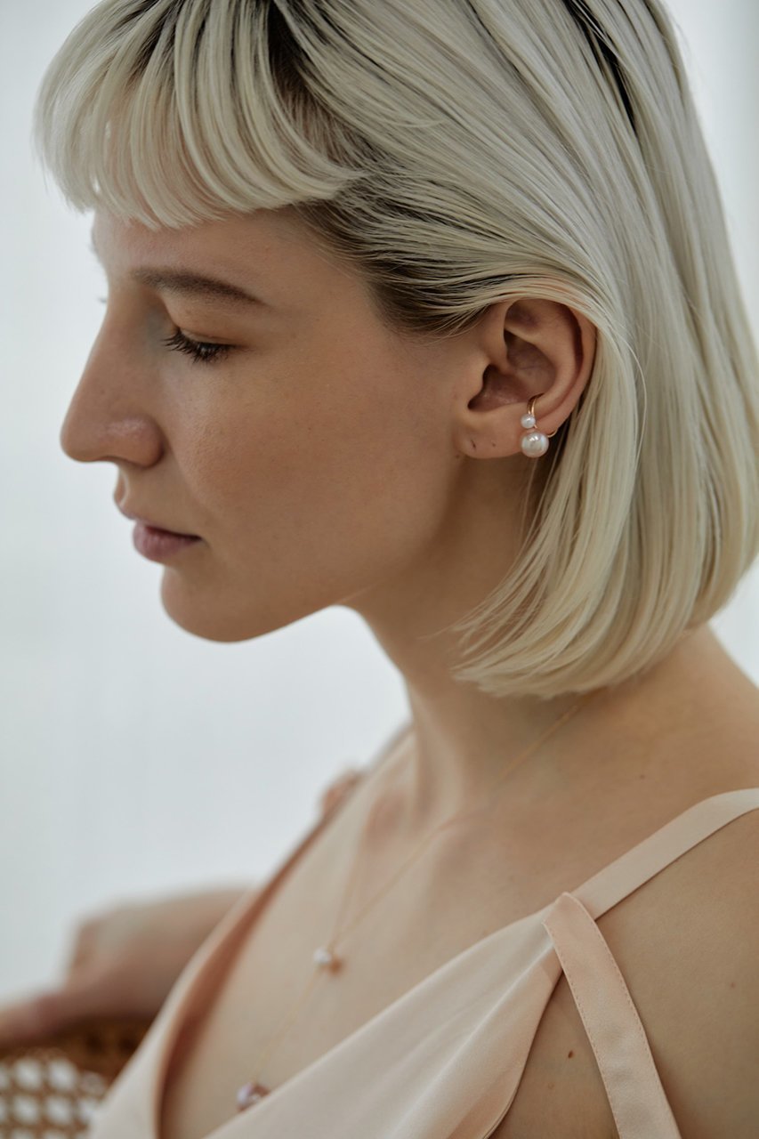 【ナチュラリジュエリ/NATURALI JEWELRY】のツインパールイヤーカフ(片耳用) 人気、トレンドファッション・服の通販 founy(ファニー) 　ファッション　Fashion　レディースファッション　WOMEN　ジュエリー　Jewelry　リング　Rings　イヤリング　Earrings　おすすめ　Recommend　イヤリング　Earrings　イヤーカフ　Ear Cuff　パーティ　Party　パール　Pearl　エレガント 上品　Elegant　片耳　One Ear　other-2|ID: prp329100003224031 ipo3291000000031267163