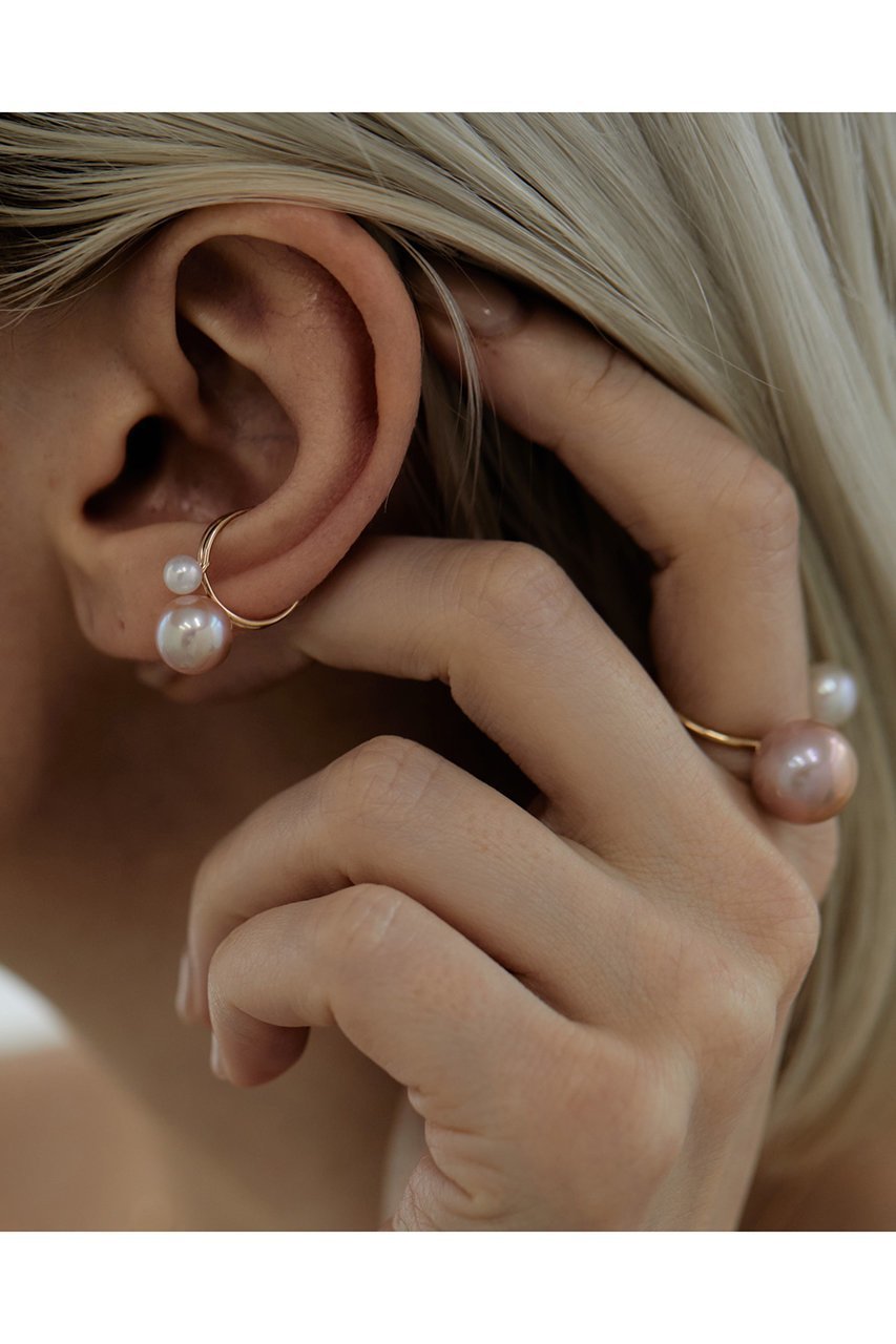 【ナチュラリジュエリ/NATURALI JEWELRY】のツインパールイヤーカフ(片耳用) 人気、トレンドファッション・服の通販 founy(ファニー) 　ファッション　Fashion　レディースファッション　WOMEN　ジュエリー　Jewelry　リング　Rings　イヤリング　Earrings　おすすめ　Recommend　イヤリング　Earrings　イヤーカフ　Ear Cuff　パーティ　Party　パール　Pearl　エレガント 上品　Elegant　片耳　One Ear　other-3|ID: prp329100003224031 ipo3291000000031267164