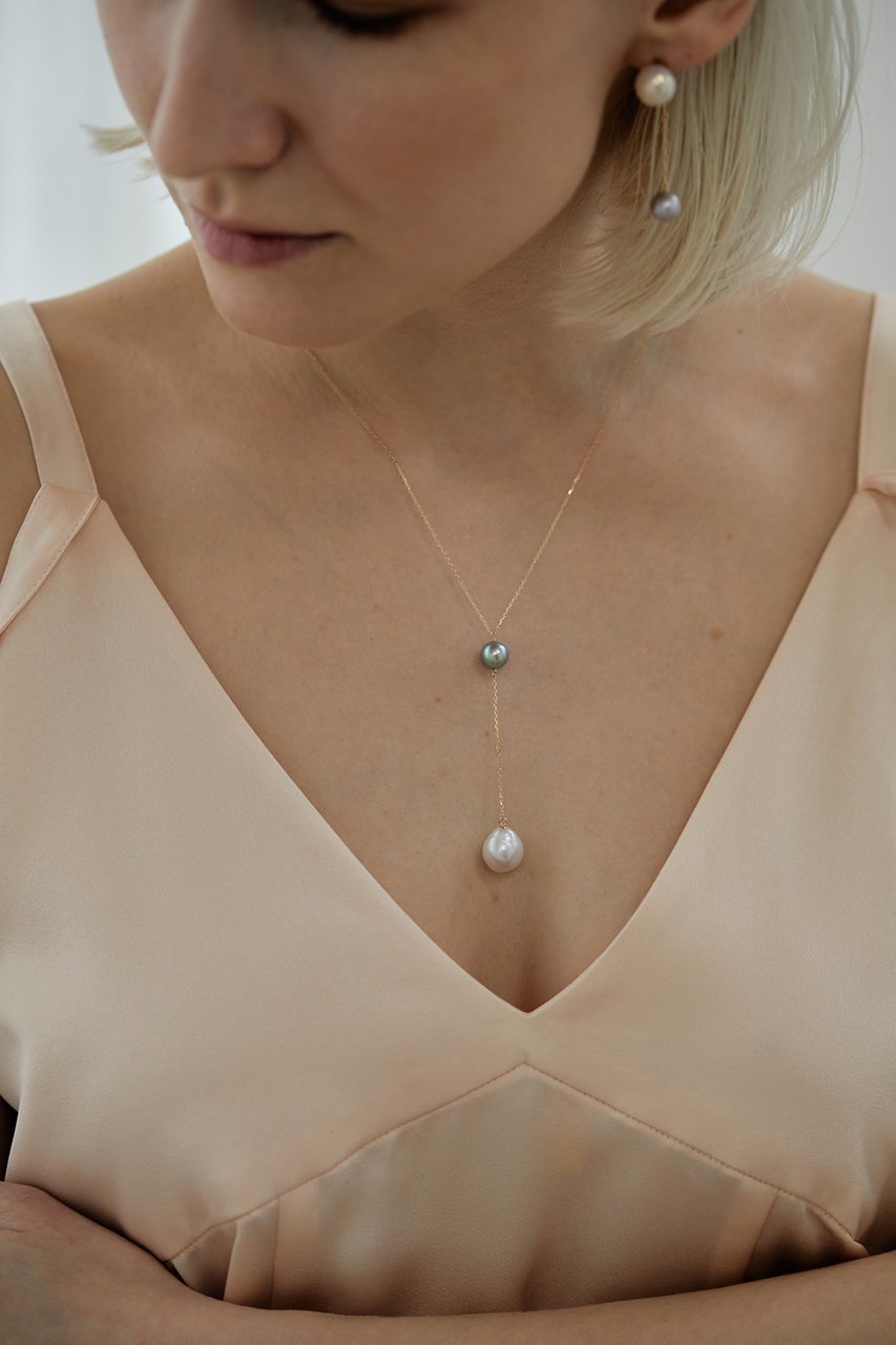 【ナチュラリジュエリ/NATURALI JEWELRY】のK10 パールフロートネックレス 人気、トレンドファッション・服の通販 founy(ファニー) 　ファッション　Fashion　レディースファッション　WOMEN　ジュエリー　Jewelry　ネックレス　Necklaces　オケージョン　Occasion　チェーン　Chain　ネックレス　Necklace　パール　Pearl　エレガント 上品　Elegant　other-3|ID: prp329100003224032 ipo3291000000031267167
