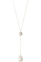 【ナチュラリジュエリ/NATURALI JEWELRY】のK10 パールフロートネックレス グレー|ID: prp329100003224032 ipo3291000000035612402