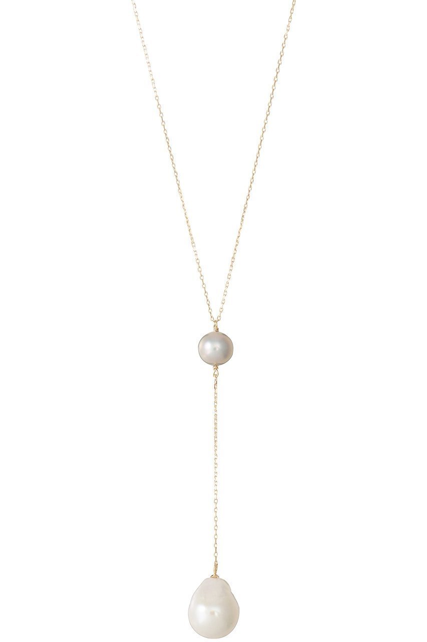 【ナチュラリジュエリ/NATURALI JEWELRY】のK10 パールフロートネックレス インテリア・キッズ・メンズ・レディースファッション・服の通販 founy(ファニー) 　ファッション　Fashion　レディースファッション　Fashion for Women　ジュエリー　Jewelry　ネックレス　Necklaces & Pendants　オケージョン　Occasion Wear　チェーン　Chain, Chain Strap　ネックレス　Necklace, Pendant Necklace　パール　Pearl, Pearl Accent　エレガント 上品　Elegant　グレー|ID: prp329100003224032 ipo3291000000035612402