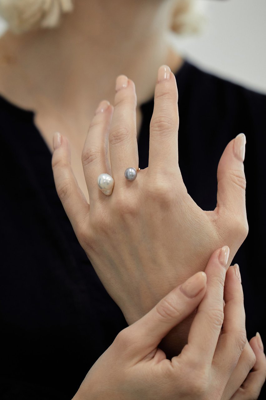 【ナチュラリジュエリ/NATURALI JEWELRY】のK10 パールフロートリング 人気、トレンドファッション・服の通販 founy(ファニー) 　ファッション　Fashion　レディースファッション　Fashion for Women　ジュエリー　Jewelry　シンプル　Simple, Minimal　パール　Pearl, Pearl Accent　リュクス　Luxury, Elegant, High-End, Chic　エレガント 上品　Elegant　other-2|ID: prp329100003224034 ipo3291000000035612411