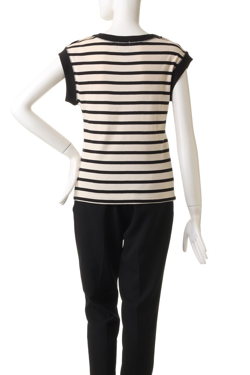 【エリオポール/heliopole】の【Traditional Weatherwear】ボートネックWボタンフレンチスリーブプルオーバー 人気、トレンドファッション・服の通販 founy(ファニー) 　ファッション　Fashion　レディースファッション　Fashion for Women　トップス・カットソー　Cut & Sew Tops　シャツ・ブラウス・オフィスカジュアル　Elegant Blouses & Button-Ups　ロングTシャツ・Tシャツ　Longline T-Shirts & Tees　カジュアルプルオーバー・ニットトップス　Pullovers & Knit Tops / Casual Pullovers　カットソー・ベーシックTシャツ　Cut-and-Sewn Tops / Stretch Tees & Basics　ショート　Short, Short Length　スリーブ　Sleeve, Long Sleeve / Short Sleeve　フィット　Fit, Slim Fit　ボーダー　Border, Stripe　無地　Plain, Solid Color　other-4|ID: prp329100003224038 ipo3291000000035809384