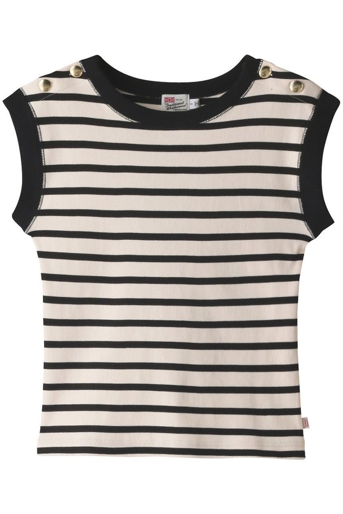 【エリオポール/heliopole】の【Traditional Weatherwear】ボートネックWボタンフレンチスリーブプルオーバー インテリア・キッズ・メンズ・レディースファッション・服の通販 founy(ファニー) https://founy.com/ ファッション Fashion レディースファッション Fashion for Women トップス・カットソー Cut & Sew Tops シャツ・ブラウス・オフィスカジュアル Elegant Blouses & Button-Ups ロングTシャツ・Tシャツ Longline T-Shirts & Tees カジュアルプルオーバー・ニットトップス Pullovers & Knit Tops / Casual Pullovers カットソー・ベーシックTシャツ Cut-and-Sewn Tops / Stretch Tees & Basics ショート Short, Short Length スリーブ Sleeve, Long Sleeve / Short Sleeve フィット Fit, Slim Fit ボーダー Border, Stripe 無地 Plain, Solid Color |ID: prp329100003224038 ipo3291000000035932813