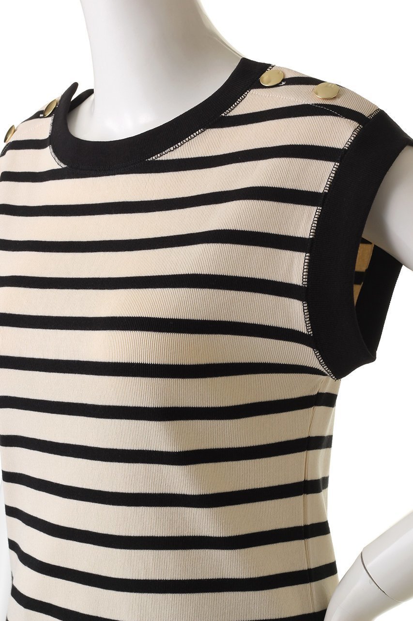 【エリオポール/heliopole】の【Traditional Weatherwear】ボートネックWボタンフレンチスリーブプルオーバー 人気、トレンドファッション・服の通販 founy(ファニー) 　ファッション　Fashion　レディースファッション　Fashion for Women　トップス・カットソー　Cut & Sew Tops　シャツ・ブラウス・オフィスカジュアル　Elegant Blouses & Button-Ups　ロングTシャツ・Tシャツ　Longline T-Shirts & Tees　カジュアルプルオーバー・ニットトップス　Pullovers & Knit Tops / Casual Pullovers　カットソー・ベーシックTシャツ　Cut-and-Sewn Tops / Stretch Tees & Basics　ショート　Short, Short Length　スリーブ　Sleeve, Long Sleeve / Short Sleeve　フィット　Fit, Slim Fit　ボーダー　Border, Stripe　無地　Plain, Solid Color　other-5|ID: prp329100003224038 ipo3291000000036653846