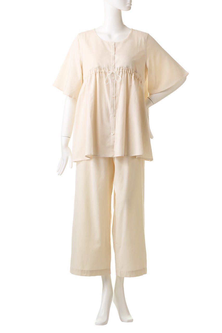 【プリスティン/PRISTINE】のサテン前開きパジャマ 人気、トレンドファッション・服の通販 founy(ファニー) 　ファッション　Fashion　レディースファッション　WOMEN　ギャザー　Gather　サテン　Satin　パジャマ　Pajamas　ロング　Long　エレガント 上品　Elegant　other-2|ID: prp329100003224062 ipo3291000000031385383