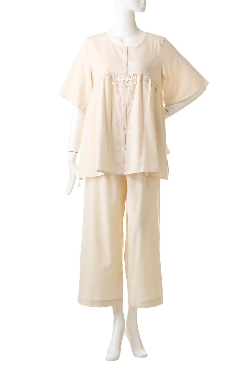 【プリスティン/PRISTINE】のサテン前開きパジャマ 人気、トレンドファッション・服の通販 founy(ファニー) 　ファッション　Fashion　レディースファッション　WOMEN　ギャザー　Gather　サテン　Satin　パジャマ　Pajamas　ロング　Long　エレガント 上品　Elegant　other-6|ID: prp329100003224062 ipo3291000000031385391