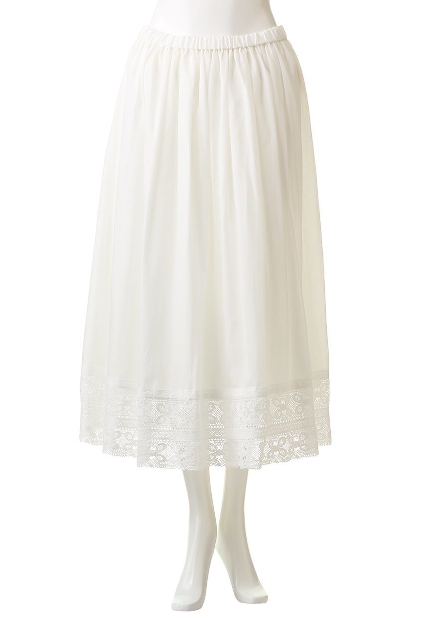 【プリスティン/PRISTINE】のカルゼレースギャザースカート 人気、トレンドファッション・服の通販 founy(ファニー) 　ファッション　Fashion　レディースファッション　Fashion for Women　スカート　Skirts　レース　Lace, Lace Fabric　ロング　Long, Long-Length　エレガント 上品　Elegant　夏　Summer　春　Spring　S/S・春夏　SS, Spring/Summer, Warm Season　other-2|ID: prp329100003224065 ipo3291000000032942572