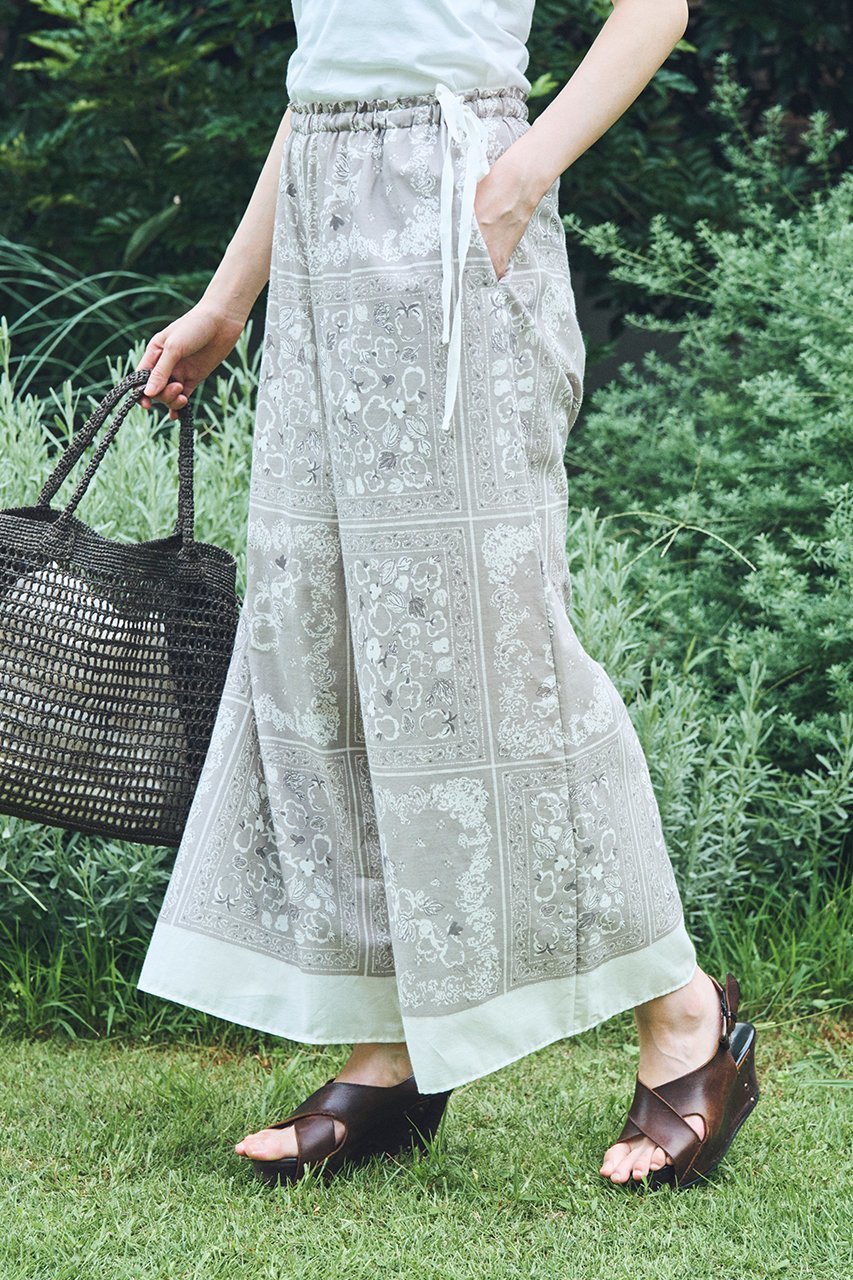 【プリスティン/PRISTINE】のバンダナプリントパンツ 人気、トレンドファッション・服の通販 founy(ファニー) 　ファッション　Fashion　レディースファッション　Fashion for Women　パンツ　Pants & Trousers　バンダナ　Bandana, Head Scarf　リラックス　Relax, Relaxed Fit　ワイド　Wide, Wide Fit　春　Spring　無地　Plain, Solid Color　other-6|ID: prp329100003224068 ipo3291000000035422771