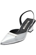 【プランク プロジェクト/PRANK PROJECT】のポインテッドスリングバックミュール/Pointed Sling Back Mules 人気、トレンドファッション・服の通販 founy(ファニー) ファッション Fashion レディースファッション Fashion for Women バッグ Bags シルバー Silver, Metallic Silver シンプル Simple, Minimal スクエア Square, Square Shape プレート Plate, Dish エレガント 上品 Elegant thumbnail SLV(シルバー)|ID: prp329100003224096 ipo3291000000032770555