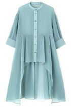 【アドーア/ADORE】のソフトオーガンジーブラウス 人気、トレンドファッション・服の通販 founy(ファニー) ファッション Fashion レディースファッション Fashion for Women トップス・カットソー Cut & Sew Tops シャツ・ブラウス・オフィスカジュアル Elegant Blouses & Button-Ups オーガンジー Organza Fabric キュロット Culottes, Wide Shorts ショート Short, Short Length ストレート Straight, Straight Cut スリーブ Sleeve, Long Sleeve / Short Sleeve タイトスカート Pencil Skirt, Tight Skirt ロング Long, Long-Length thumbnail ブルー|ID: prp329100003226924 ipo3291000000036722198