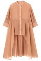 【アドーア/ADORE】のソフトオーガンジーブラウス 人気、トレンドファッション・服の通販 founy(ファニー) ファッション Fashion レディースファッション Fashion for Women トップス・カットソー Cut & Sew Tops シャツ・ブラウス・オフィスカジュアル Elegant Blouses & Button-Ups オーガンジー Organza Fabric キュロット Culottes, Wide Shorts ショート Short, Short Length ストレート Straight, Straight Cut スリーブ Sleeve, Long Sleeve / Short Sleeve タイトスカート Pencil Skirt, Tight Skirt ロング Long, Long-Length thumbnail ブラウン|ID: prp329100003226924 ipo3291000000036722199