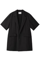 【ミディウミソリッド/MIDIUMISOLID】のhalf slv tailored JK ジャケット ブラック|ID:prp329100003235874
